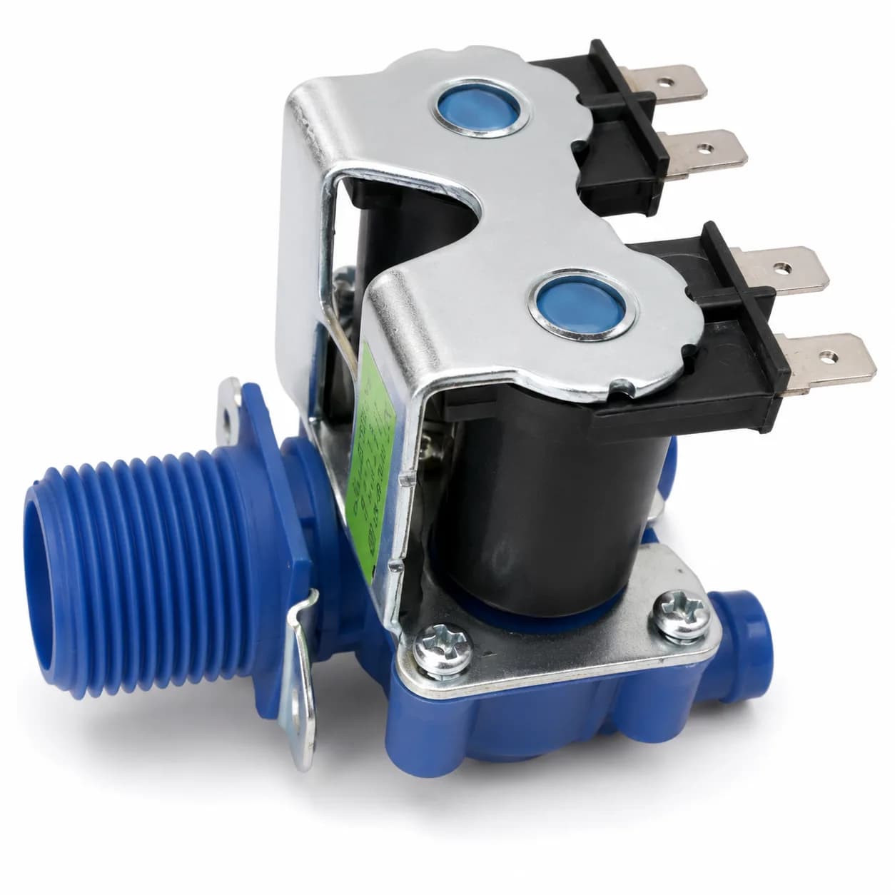 شیربرقی دوقلو ۱۲ ولت لباسشویی (دو خروجی - DC 12V)